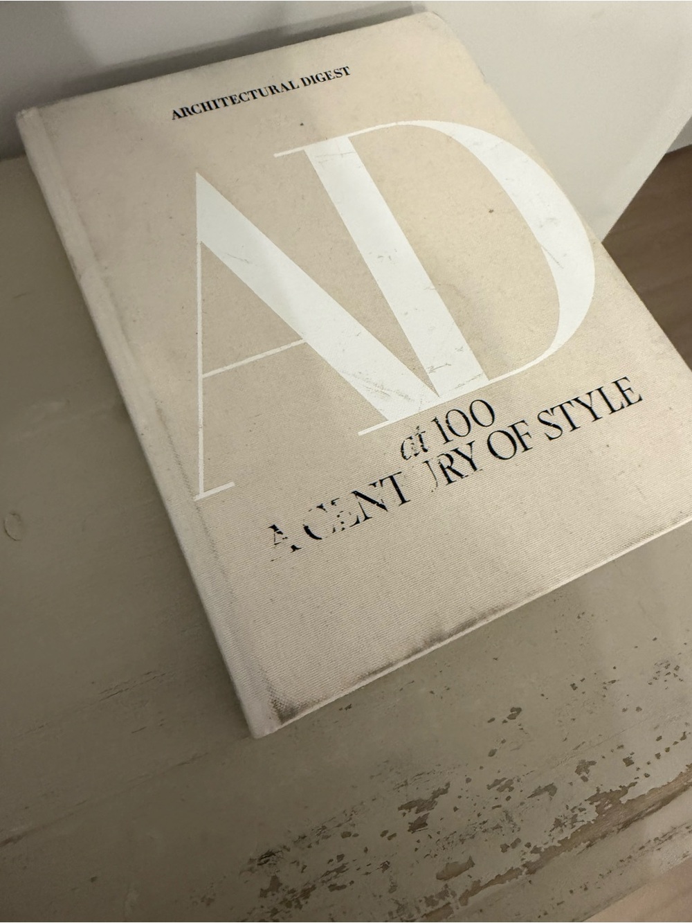 : AD at 100 Accent of Style Hardcover - Cream